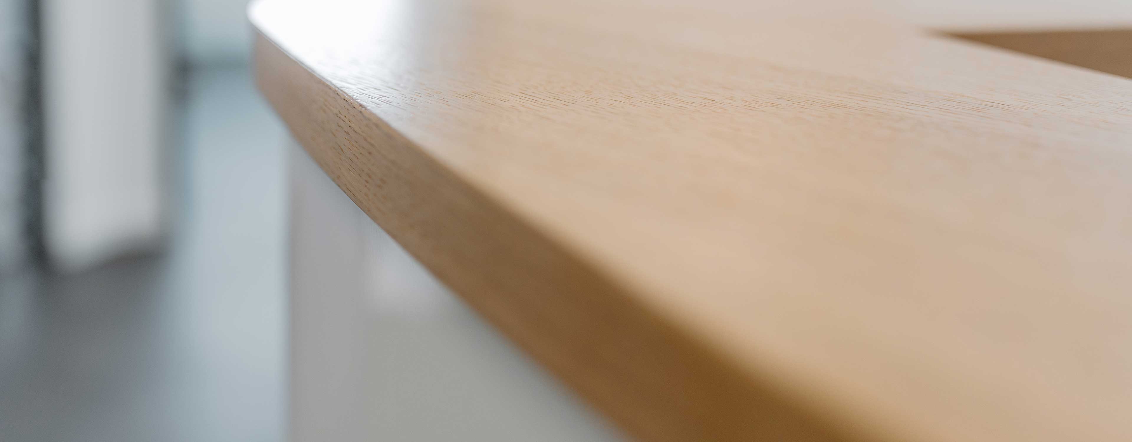Empfangstheke Detailaufnahme